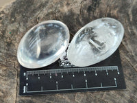 Polished Clear Quartz Galets x 24 From Madagascar