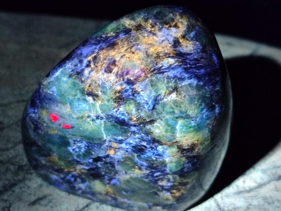 Polished Emerald Mica 'Mutokolite' Standing Free Forms x 4 From Mutoko, Zimbabwe - Toprock Gemstones and Minerals 