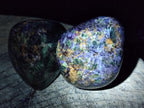 Polished Emerald Mica 'Mutokolite' Standing Free Forms x 4 From Mutoko, Zimbabwe - Toprock Gemstones and Minerals 