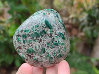 Polished Emerald Mica 'Mutokolite' Standing Free Forms x 4 From Mutoko, Zimbabwe