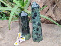 Polished Stromatolite Crystal Points x 2 From Katsepy, Madagascar