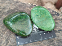 Polished Verdite Palm Stones x 12 From Zimbabwe