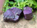 Natural Metallic Purpurite Specimens x 12 From Erongo, Namibia