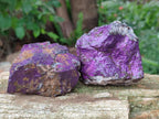 Natural Metallic Purpurite Specimens x 12 From Erongo, Namibia