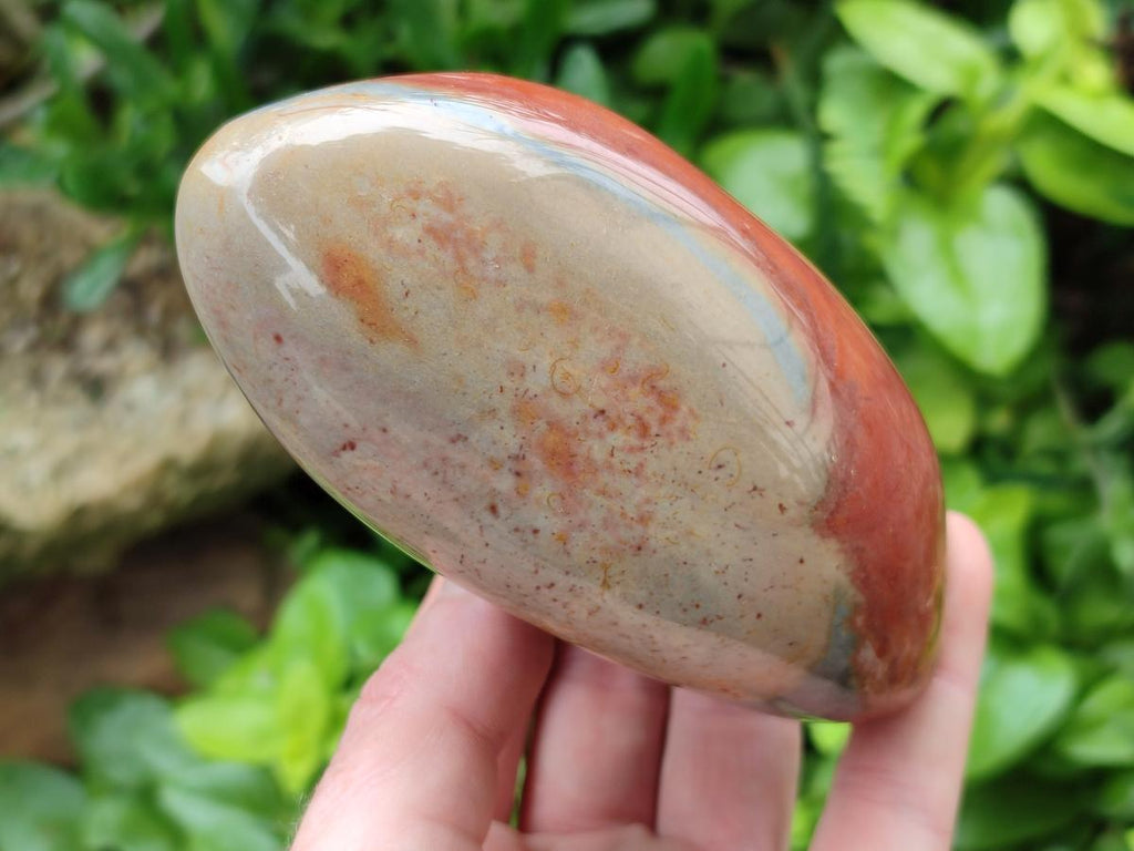Polished Polychrome Jasper Standing Free Forms x 3 From NW Coast, Madagascar - Toprock Gemstones and Minerals 