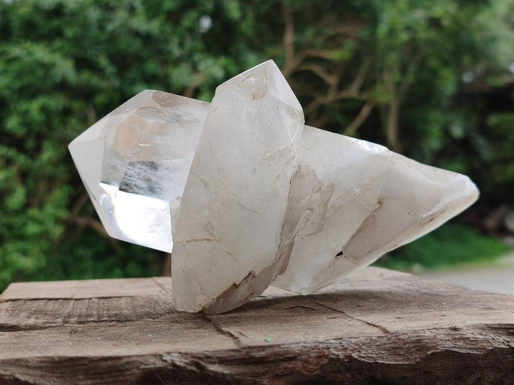 Polished Mpika Quartz Clusters x 2 From Mpika, Zambia - Toprock Gemstones and Minerals 