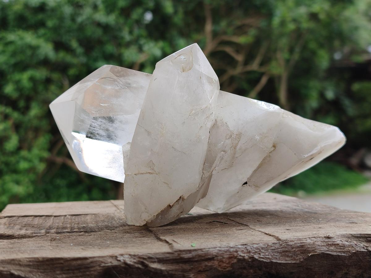 Polished Mpika Quartz Clusters x 2 From Mpika, Zambia - Toprock Gemstones and Minerals 