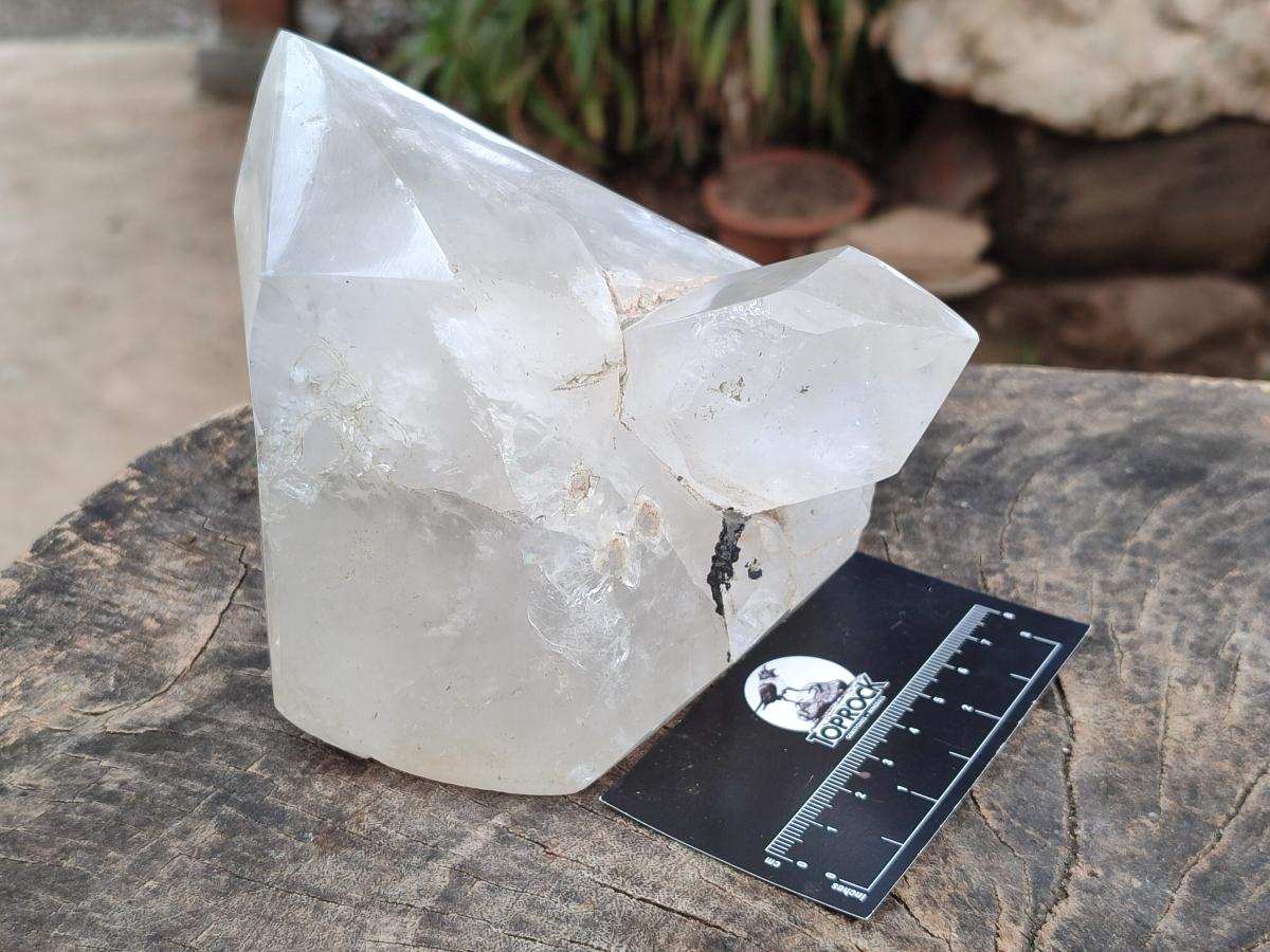 Polished Mpika Quartz Clusters x 2 From Mpika, Zambia - Toprock Gemstones and Minerals 