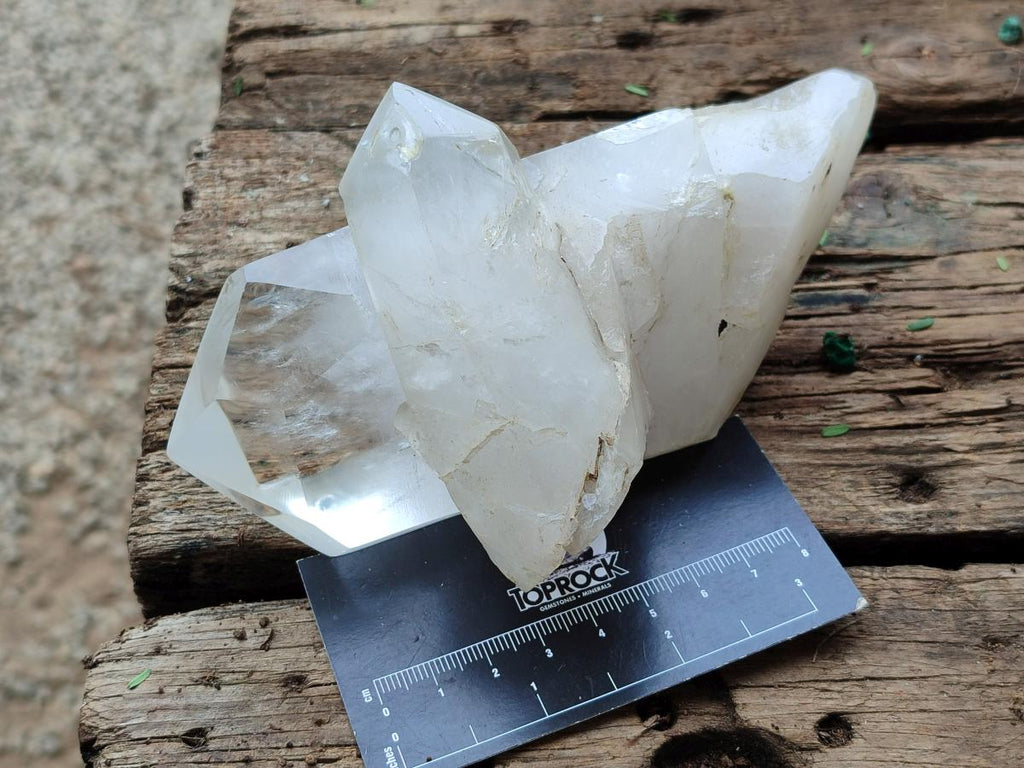 Polished Mpika Quartz Clusters x 2 From Mpika, Zambia - Toprock Gemstones and Minerals 