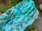 Natural Drusy Coated Chrysocolla On Dolomite Specimens x 2 From Likasi, Congo - Toprock Gemstones and Minerals 