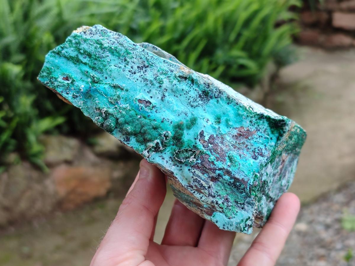 Natural Drusy Coated Chrysocolla On Dolomite Specimens x 2 From Likasi, Congo - Toprock Gemstones and Minerals 