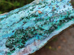 Natural Drusy Coated Chrysocolla On Dolomite Specimens x 2 From Likasi, Congo - Toprock Gemstones and Minerals 