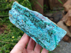 Natural Drusy Coated Chrysocolla On Dolomite Specimens x 2 From Likasi, Congo - Toprock Gemstones and Minerals 