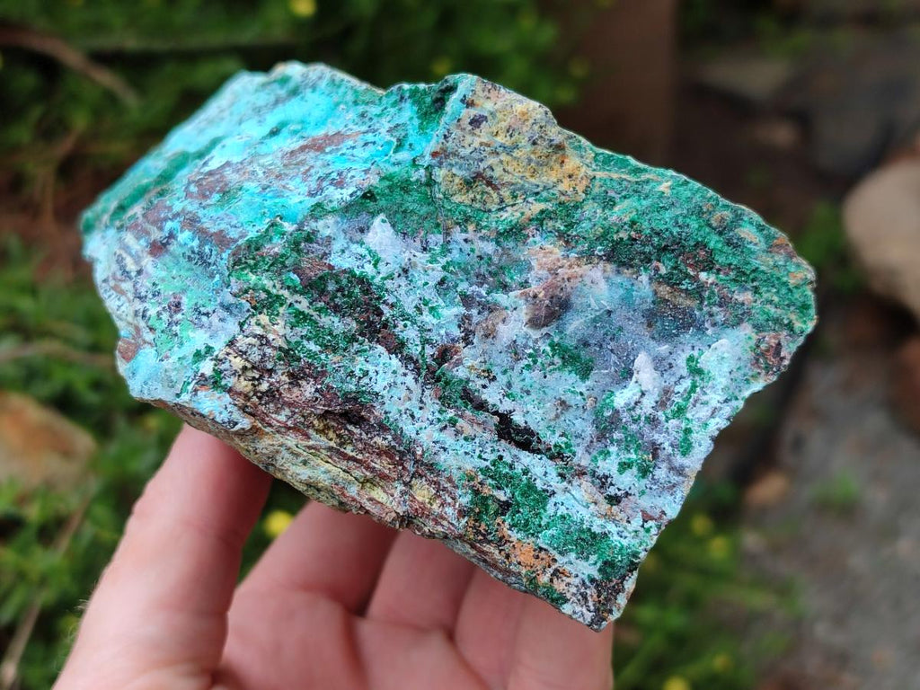 Natural Drusy Coated Chrysocolla On Dolomite Specimens x 2 From Likasi, Congo - Toprock Gemstones and Minerals 