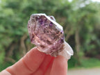 Natural Window Amethyst Crystals x 12 From Chiredzi, Zimbabwe