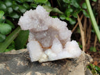 Natural Lilac Spirit Quartz Clusters x 2 From Boekenhouthoek, South Africa