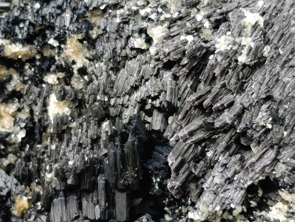 Natural Schorl Black Tourmaline with Vermiculite x 1 From Erongo, Namibia - Toprock Gemstones and Minerals 