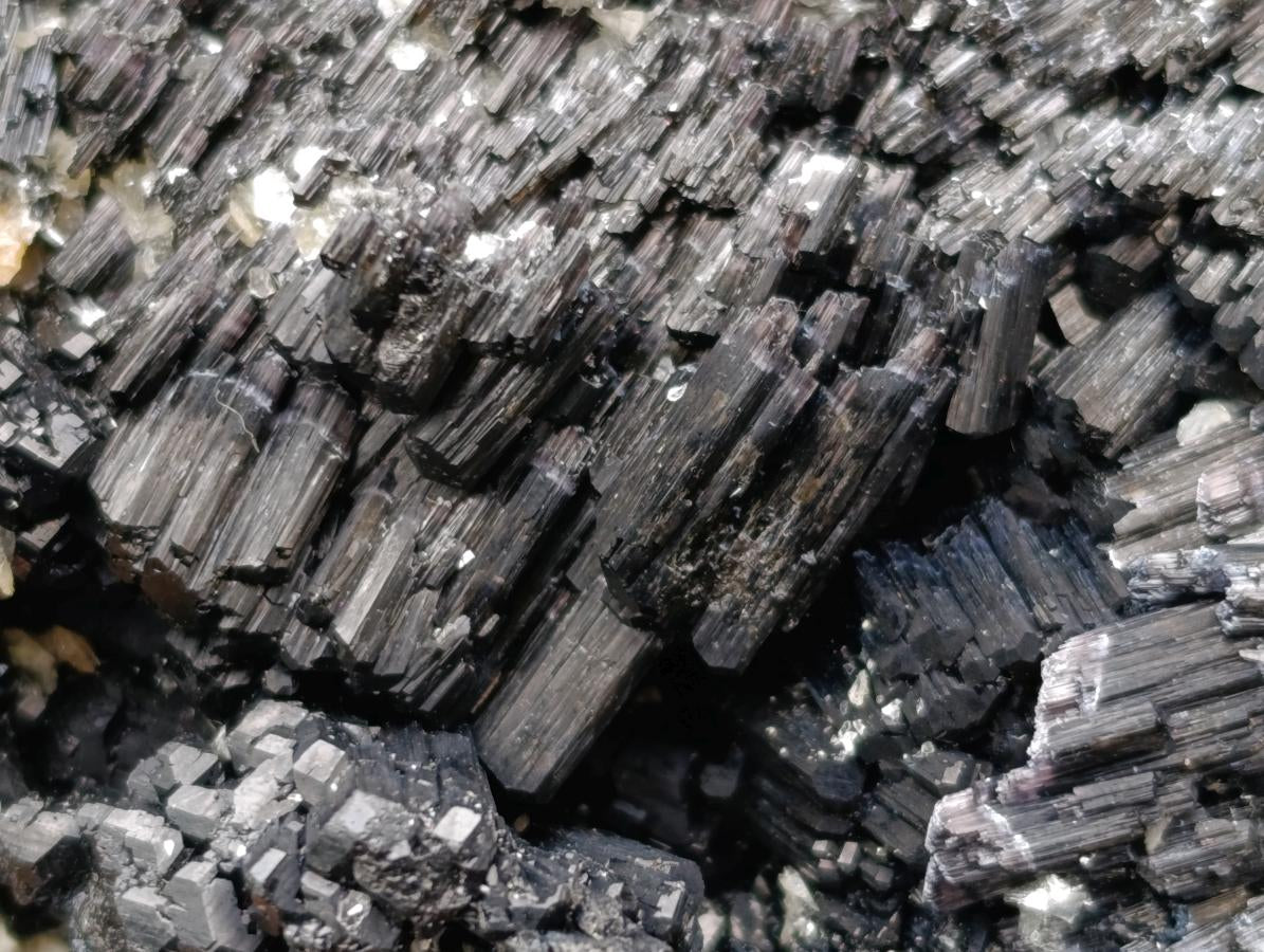 Natural Schorl Black Tourmaline with Vermiculite x 1 From Erongo, Namibia