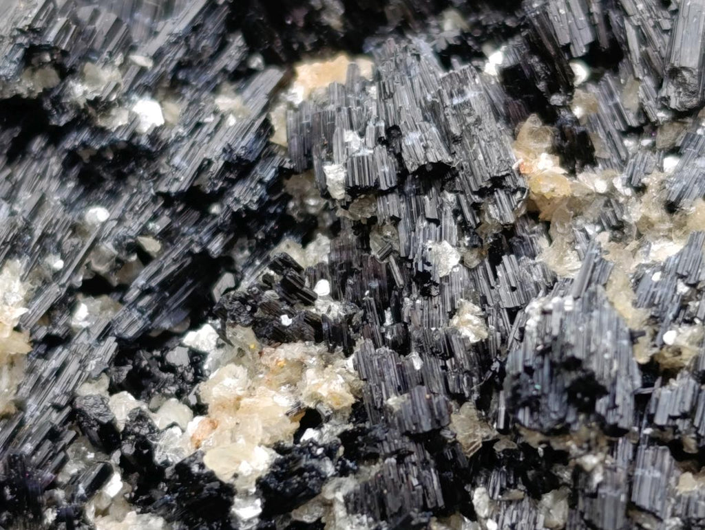 Natural Schorl Black Tourmaline with Vermiculite x 1 From Erongo, Namibia - Toprock Gemstones and Minerals 