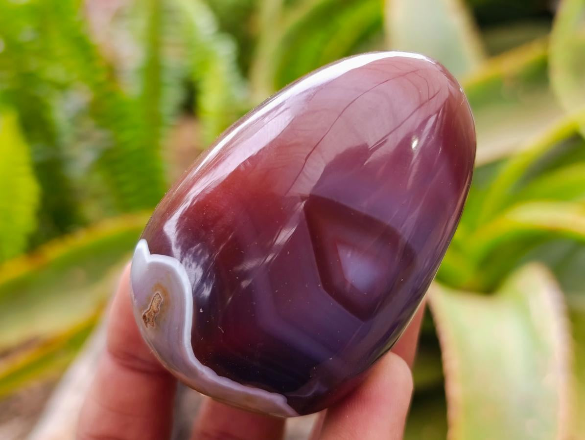 Polished Red Shashe River Agate Free Forms x 6 From Shashe River, Zimbabwe