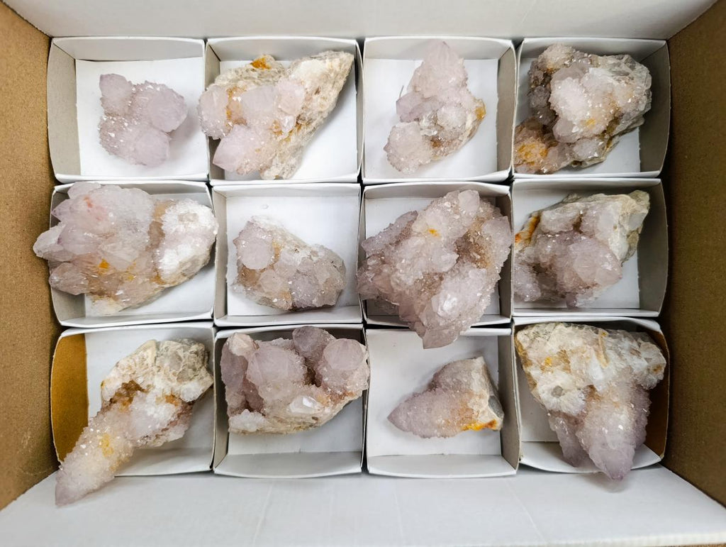 Natural Mixed Spirit Clusters x 12 From Boekenhouthoek, South Africa