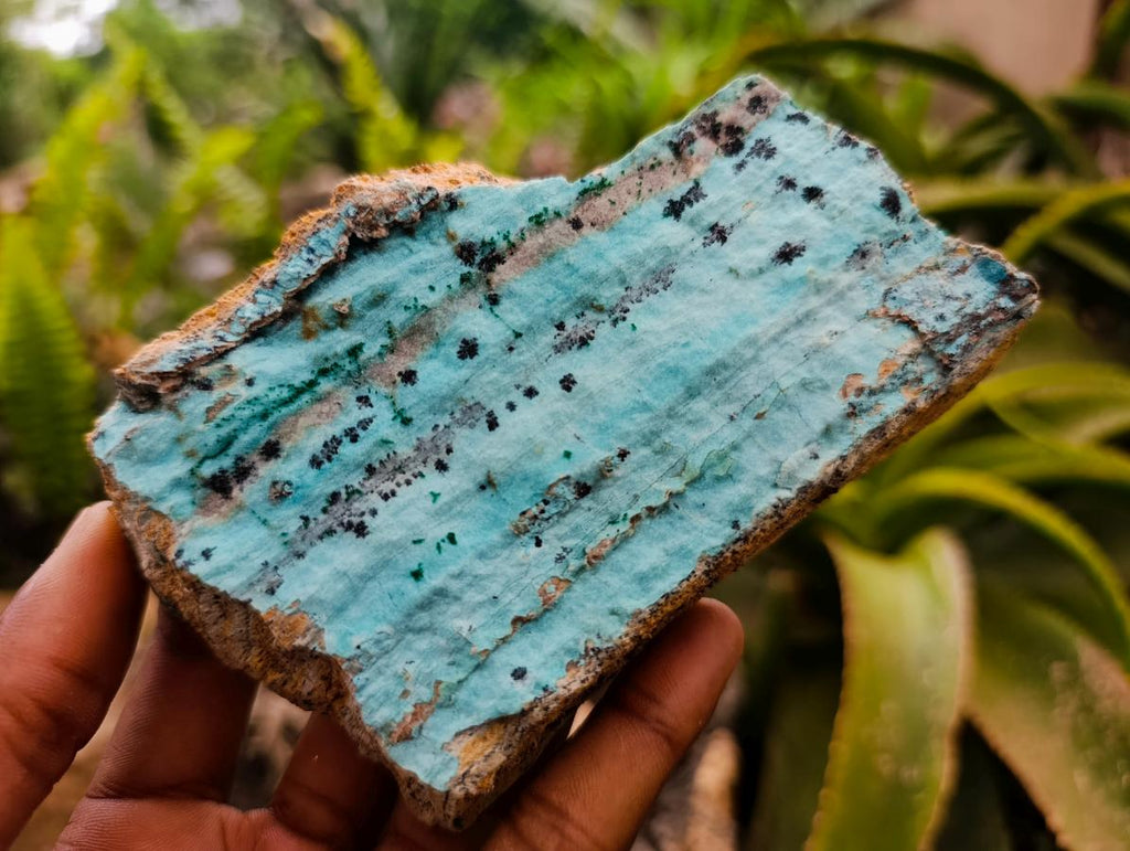 Natural Drusy Coated Chrysocolla On Dolomite Specimens x 4 From Lupoto Mine, Congo - Toprock Gemstones and Minerals 