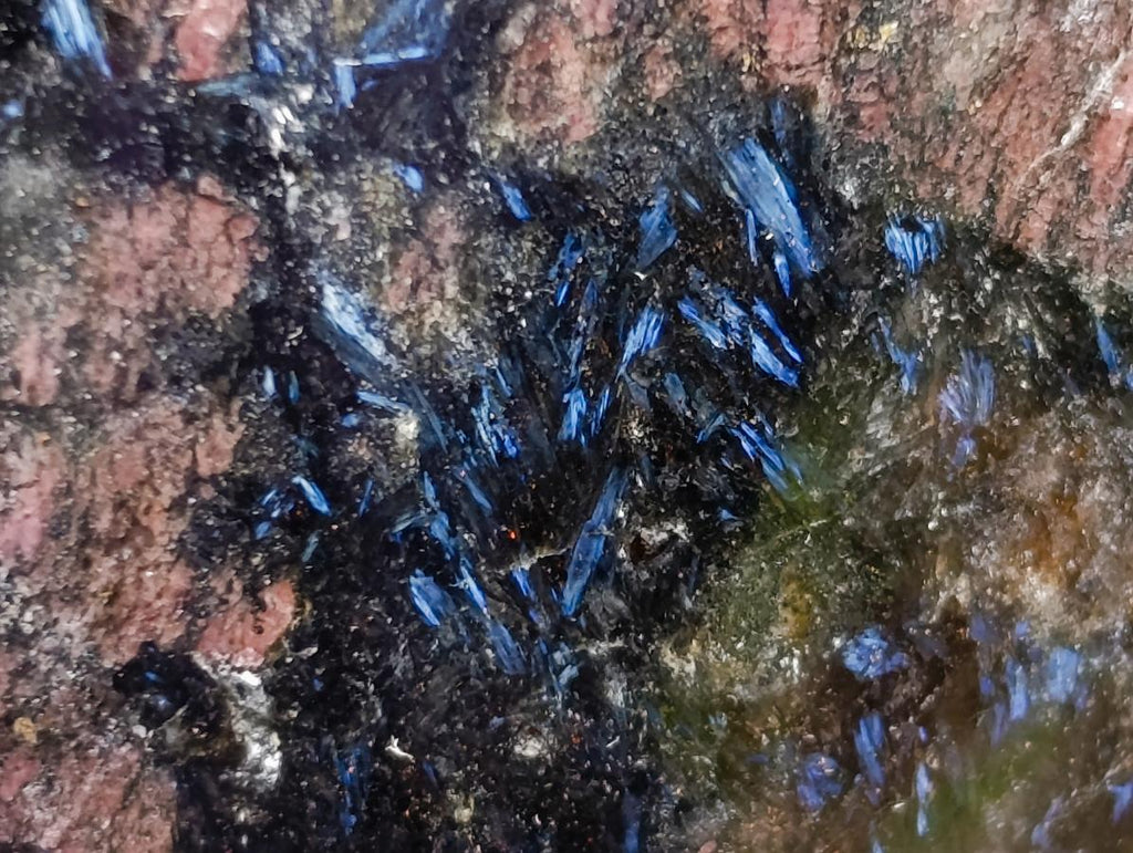 Polished Blue Speck Iolite Water Sapphire Standing Free Forms x 2 From Ambatofinandrahana, Madagascar