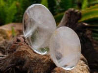 Polished Clear Quartz Galets x 12 From Madagascar