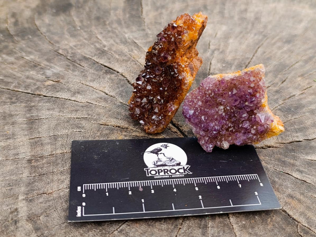 Natural Amethystos Amethyst Clusters x 20 From Kwaggafontein, South Africa