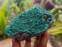 Natural Crystalline Malachite Specimens x 2 From Tenke Fungurume, Congo