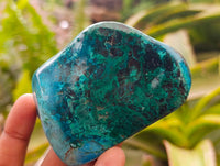 Polished Shattuckite Free Forms x 7 From Kaokoveld, Namibia