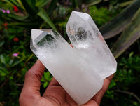 Polished Clear Quartz Crystals x 6 From Madagascar