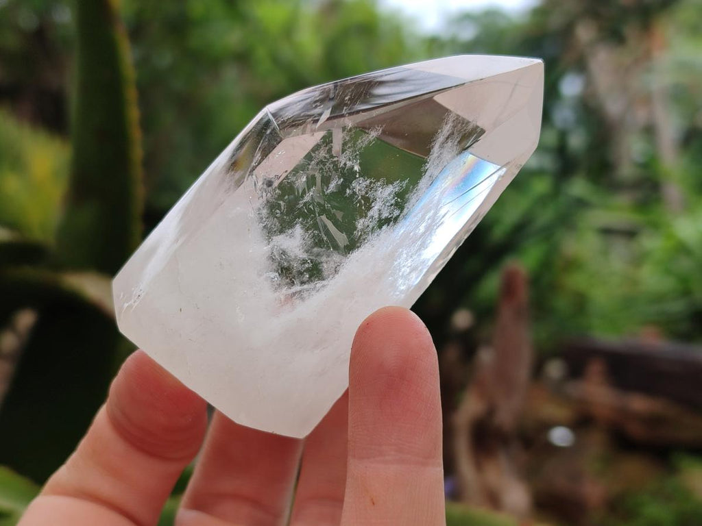 Polished Clear Quartz Crystals x 6 From Madagascar