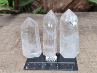 Polished Clear Quartz Crystals x 6 From Madagascar