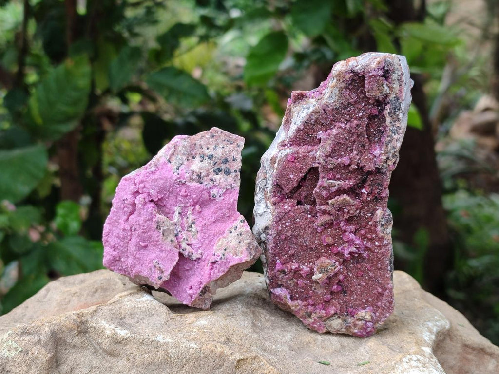 Natural Salrose Cobaltion Dolomite Specimens x 6 From Kakanda, Congo - Toprock Gemstones and Minerals 