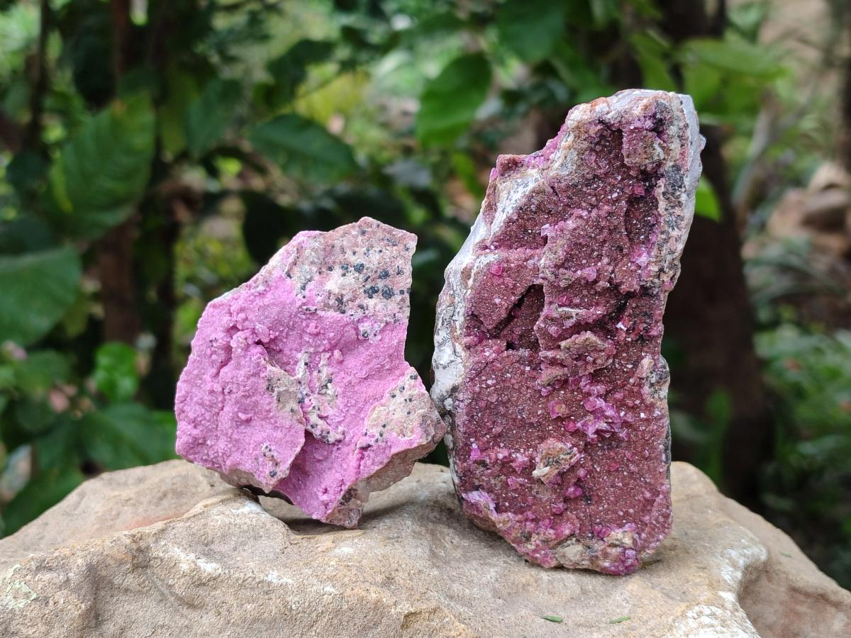 Natural Salrose Cobaltion Dolomite Specimens x 6 From Kakanda, Congo - Toprock Gemstones and Minerals 