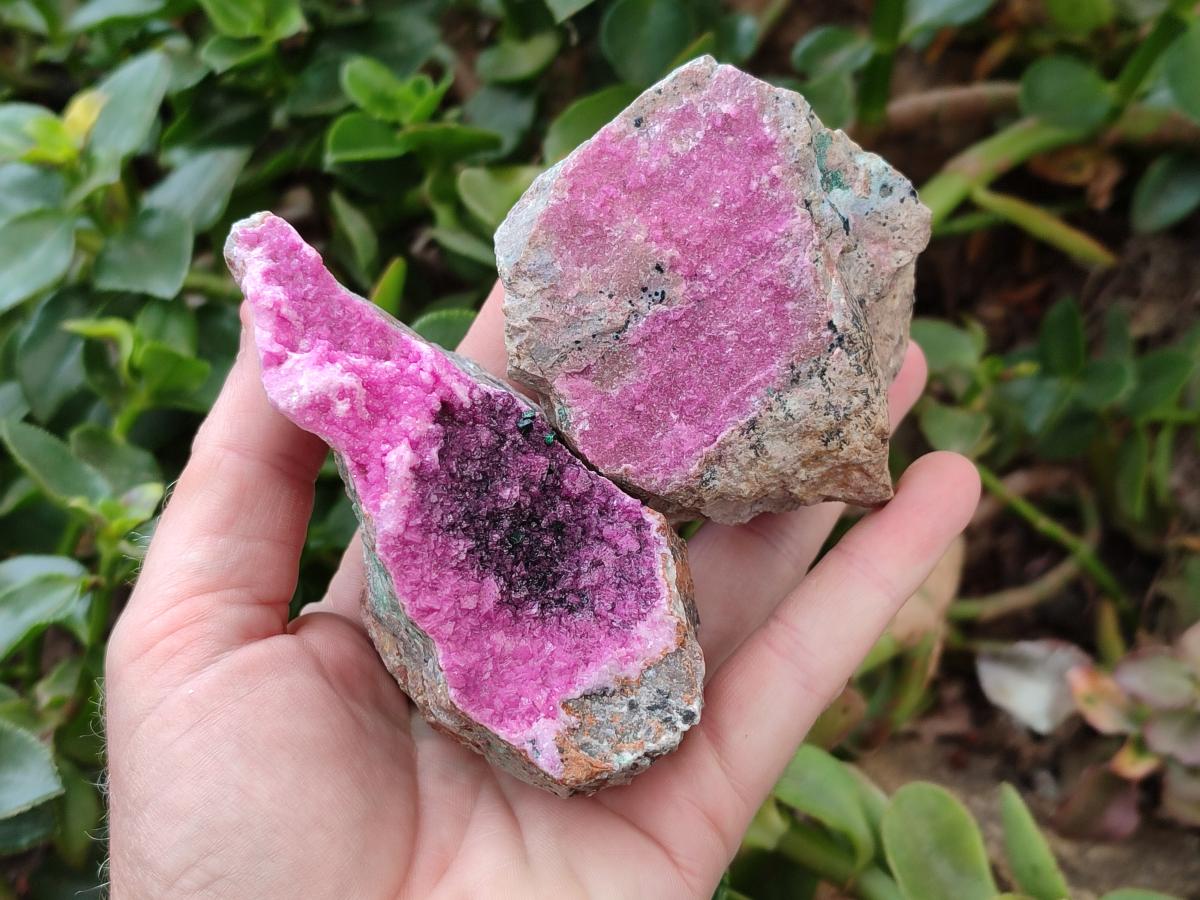 Natural Salrose Cobaltion Dolomite Specimens x 6 From Kakanda, Congo - Toprock Gemstones and Minerals 