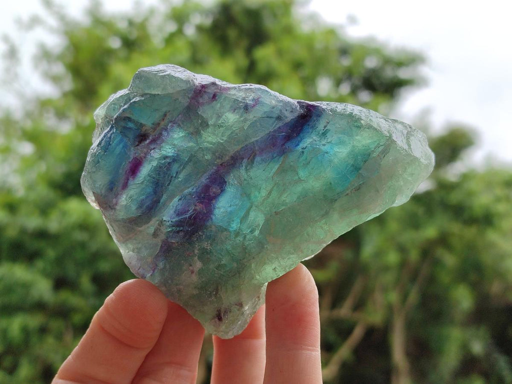 Natural Watermelon Fluorite Cobbed Specimens x 12 From Uis, Namibia