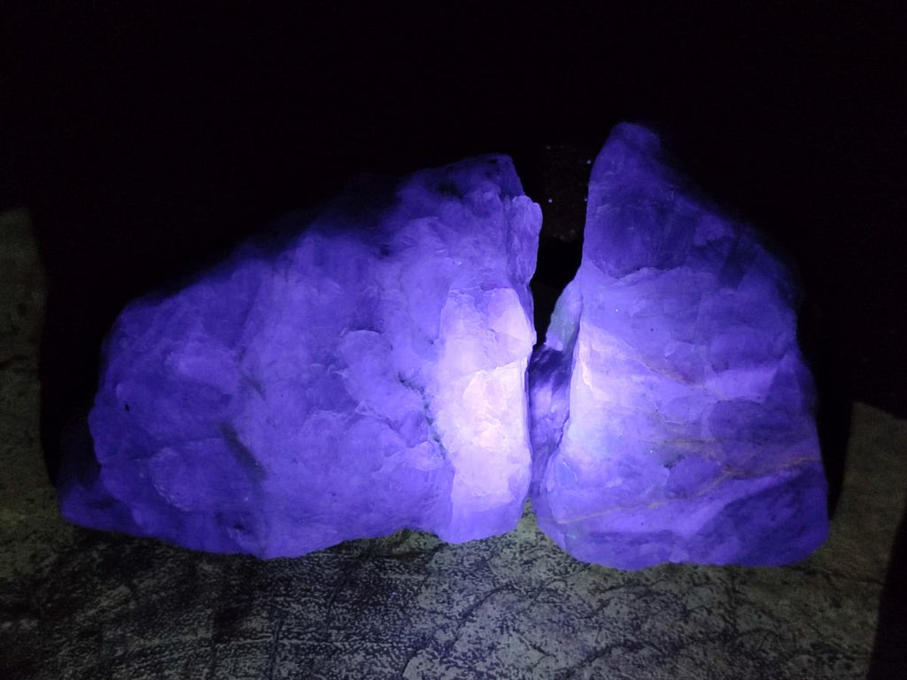 Natural Watermelon Fluorite Cobbed Specimens x 12 From Uis, Namibia