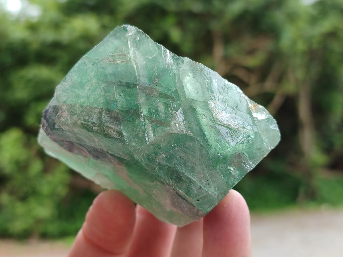 Natural Watermelon Fluorite Cobbed Specimens x 12 From Uis, Namibia