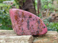 Polished Rhodonite Free Form x 1 From Rhusinga, Zimbabwe