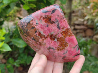 Polished Rhodonite Free Form x 1 From Rhusinga, Zimbabwe