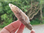 Natural Drusy Quartz Coated Spearhead Calcite Specimens x 12 From Albert's Mountain, Lesotho