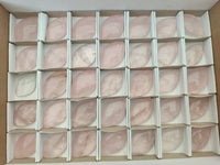 Polished Gemmy Rose Quartz Oval Free Forms x 35 From Madagascar