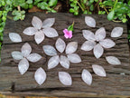 Polished Gemmy Rose Quartz Oval Free Forms x 35 From Madagascar - Toprock Gemstones and Minerals 