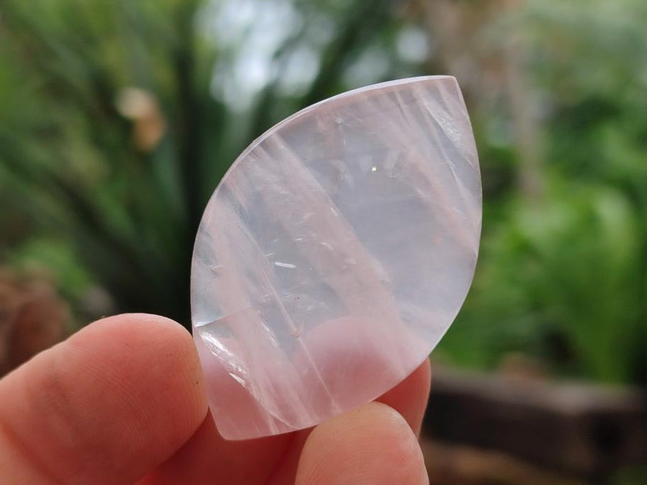 Polished Gemmy Rose Quartz Oval Free Forms x 35 From Madagascar