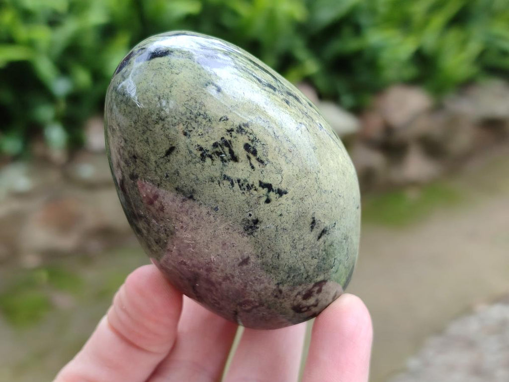 Polished Leopard Stone Standing Free Forms x 6 From Zimbabwe - Toprock Gemstones and Minerals 