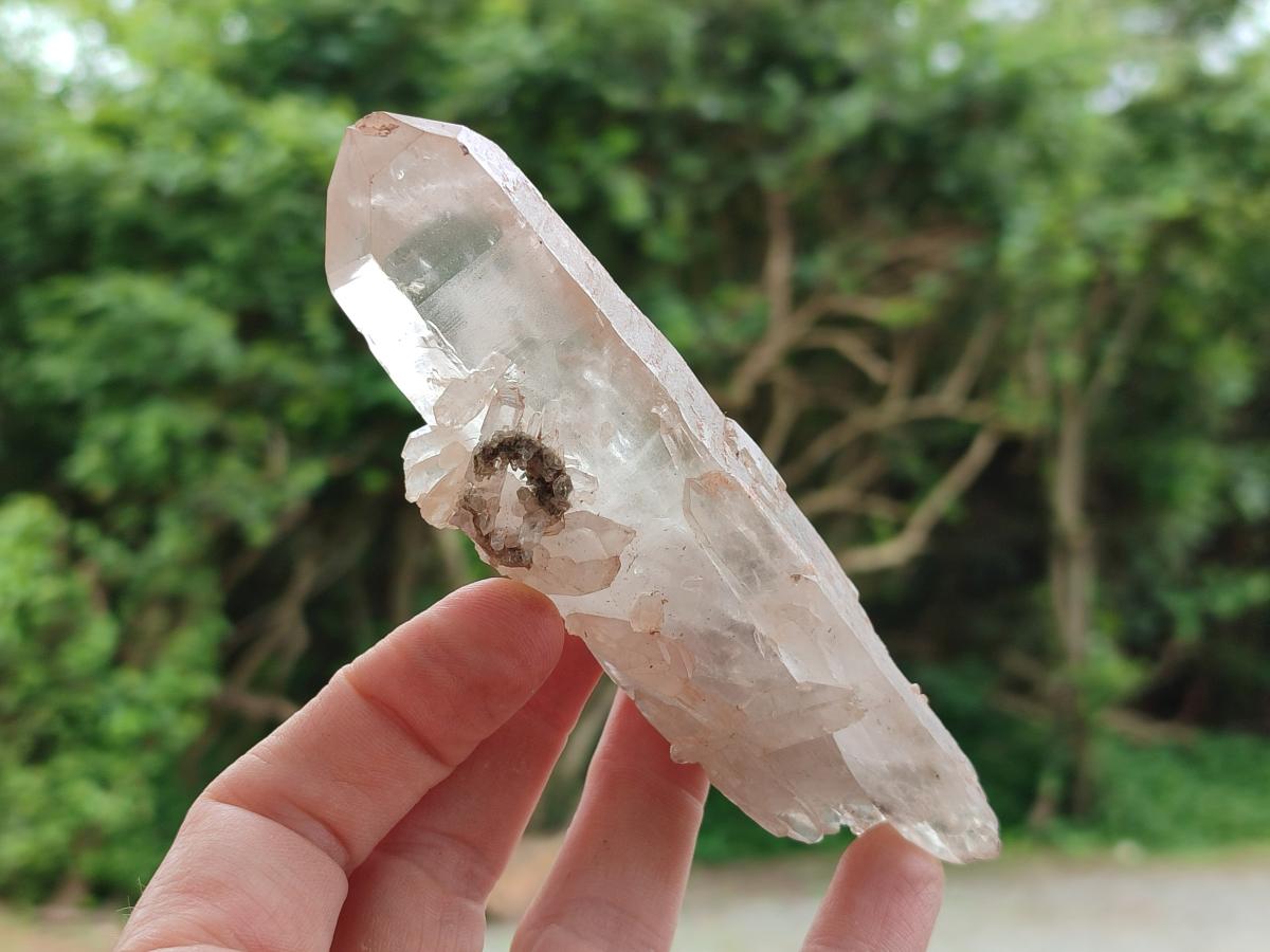 Natural Mixed Quartz Crystal Clusters x 6 From Madagascar