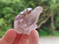 Natural Window Amethyst Crystals x 12 From Chiredzi, Zimbabwe