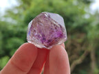 Natural Window Amethyst Crystals x 12 From Chiredzi, Zimbabwe